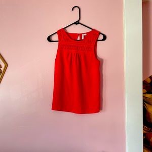 Size M Red ELLE Flowy Tank Blouse